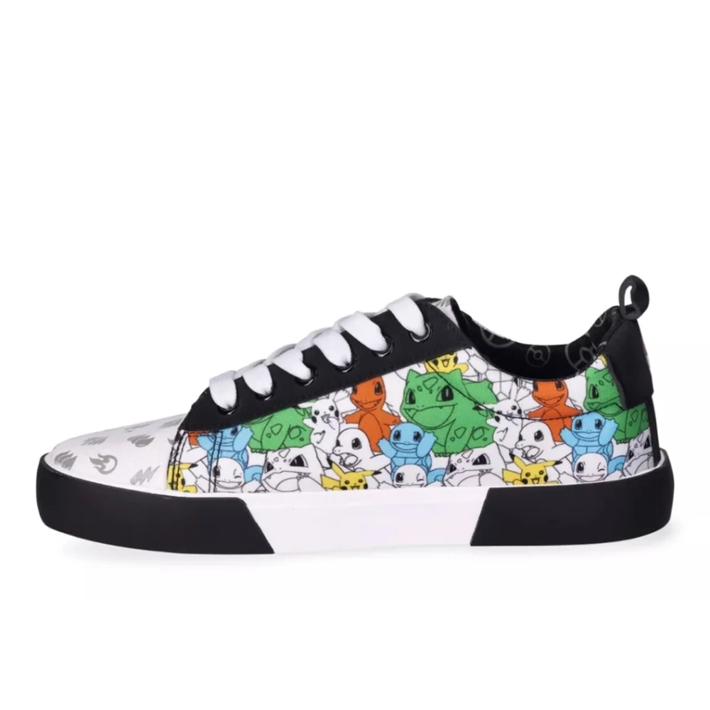 Pokemon Ground Up Men's  Lace-Up Sneakers Shoes